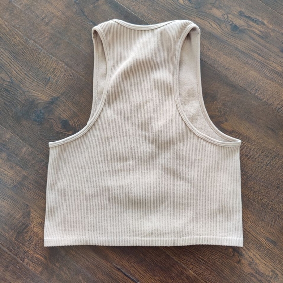 Long Ribbed Sports Bra - Picture 2 of 3